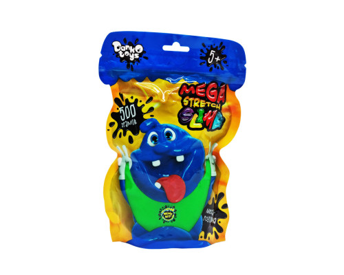 Лизун-антистресс "Mega Stretch Slime" SLM-12-01U 500 гр Зеленый