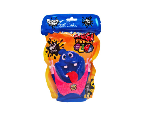 Лизун-антистресс "Mega Stretch Slime" SLM-12-01U 500 гр Розовый