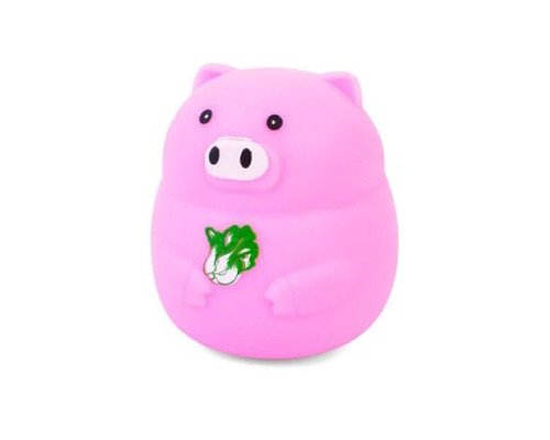 Детская игрушка-антистресс "Свинка" MS 3950(Pink) с мукой, 8 см