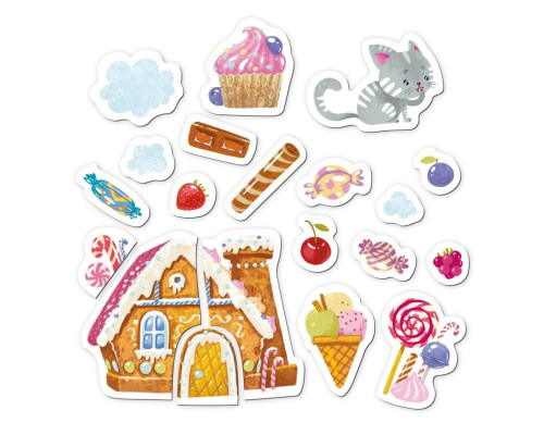 Дитяча магнітна гра "Котик-ласунчик" 200233