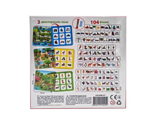 Настольная игра  «БыстроИграй» LD1049-57, 104 фишки