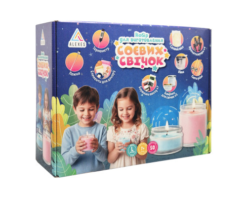 Набір для виготовлення соєвих свічок Maxi SSM-003 віск 1 кг