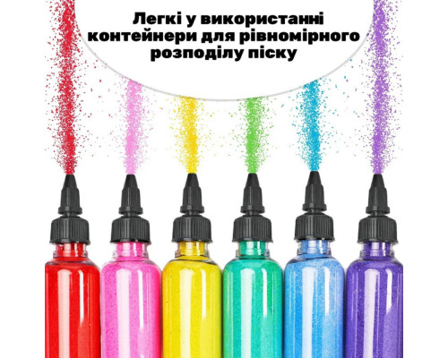 Детский набор для творчества картины с песка 9 в 1 KP-005 с магнитами