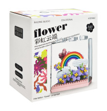 Дитячий Конструктор Flower Language 7346 у колбі, 340 деталей