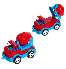 Детская бетономешалка "Mini Matik" 002/3BMS(Red) вращающийся барабан, 13,5 см