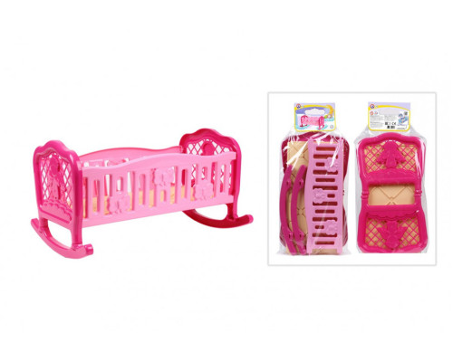 Кроватка колыбель для куклы 4531TXK пластиковая