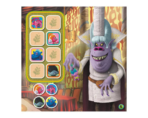 Судоку для дітей "Троллі Цікаві головоломки" 1191006 з наклейками