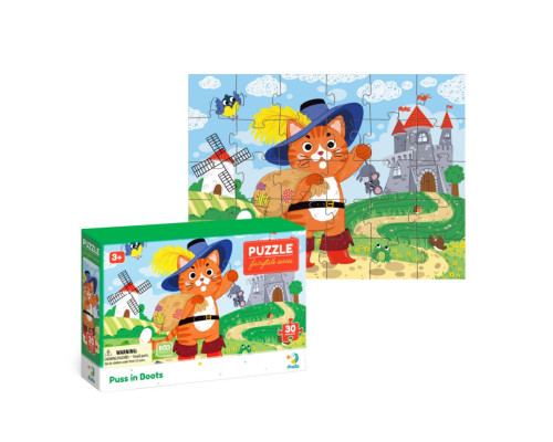 Дитячий пазл "Кіт у чоботях" 300693, 30 елементів