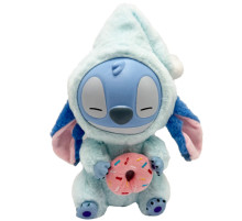 Детская мягкая игрушка-брелок "Стич с колпаком" STITCH(Blue) 26 см