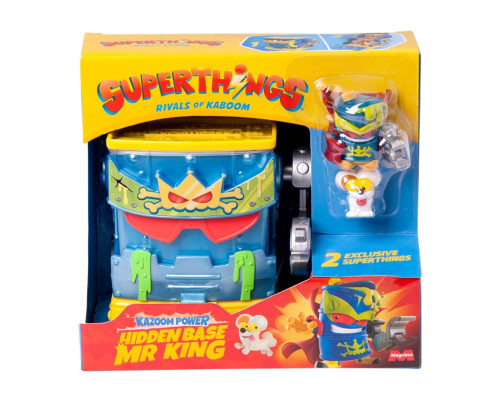 Детский игровой набор "Скрытая база мистера Кинга" SuperThings PSTSP112IN240 серии "Kazoom Power"