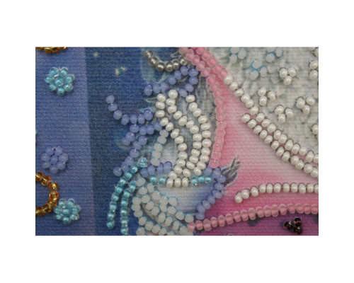 Набір для вишивання бісером "Сова з будильником" AM-102 15х15 см