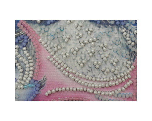 Набір для вишивання бісером "Сова з будильником" AM-102 15х15 см