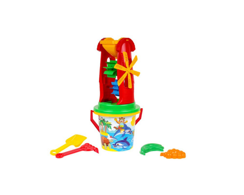 Іграшка "Набір пісочний 6" ТехноК 0113TXK з млином