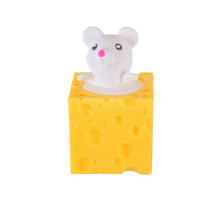 Детская игрушка сквиш Pop Up "Мышка в сыре" SQ-23(White) белый
