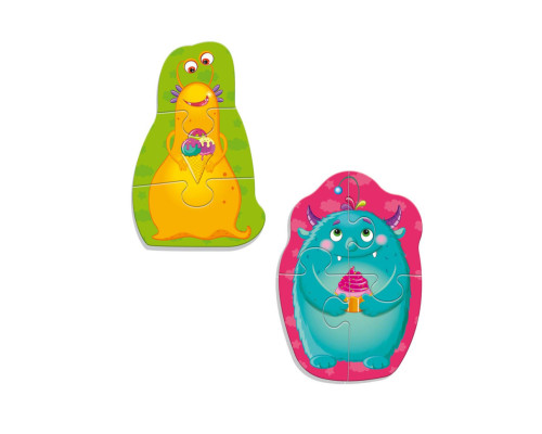 Магнитные беби пазлы "Монстрики" Vladi toys VT3208-31