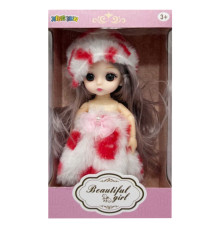 Детская игровая кукла 1361-6 шарнирная, размер 15 см