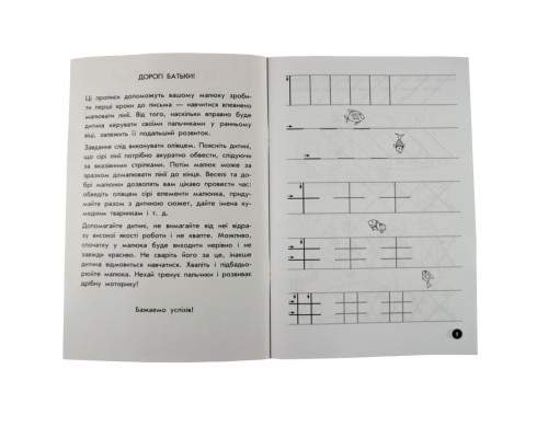 Обучающая книга Мои первые прописи. Линии 102697