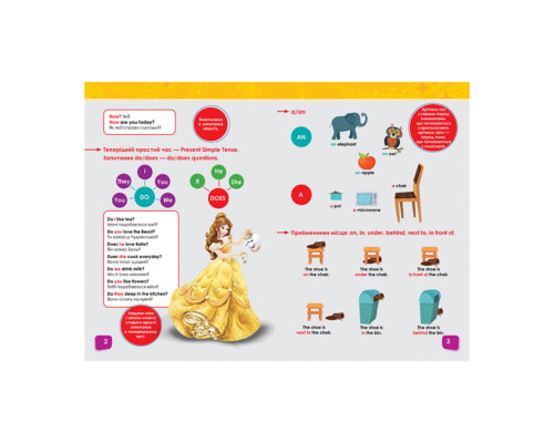 Дісней. Увага! Англійська. Принцеса Ранок 957001 Книга 1