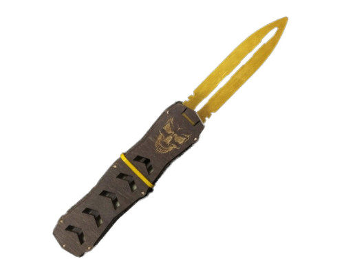 Деревянный сувенирный нож «ВЫКИДУХА» СТРЕЛА ST-BLACK (Черный)