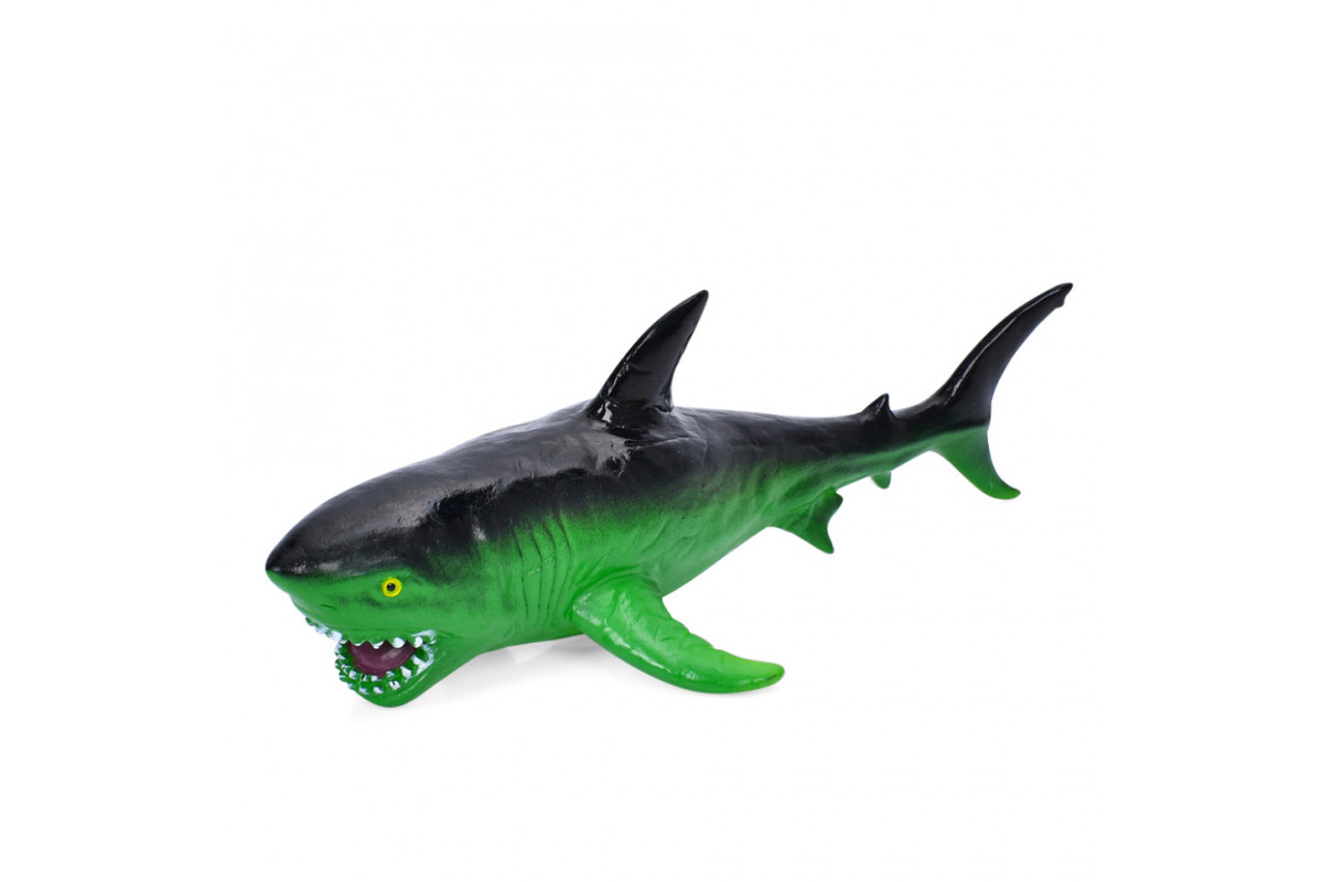 Ігрова фігурка Океанського мешканця "Акула" HY6777-4(Black-Green) 27 см