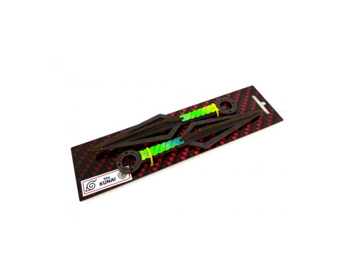 Набор ножей сувенирных деревянных "KUNAI" BLACK Сувенир-Декор KUN-B