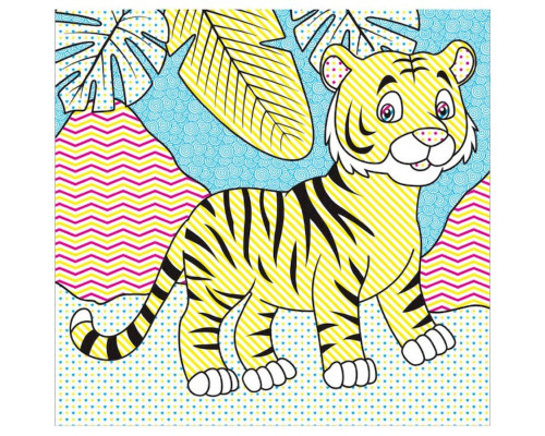 Водні розмальовки Чарівна розмальовка Джунглі 757128, 4 малюнки