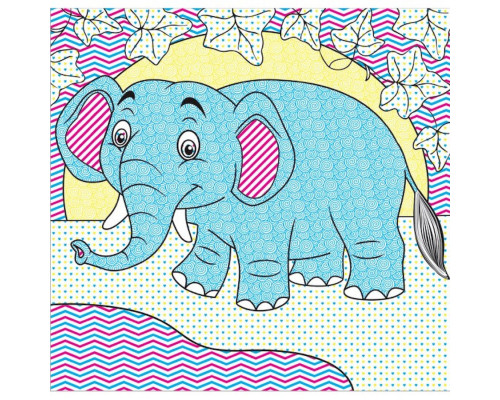 Водні розмальовки Чарівна розмальовка Джунглі 757128, 4 малюнки