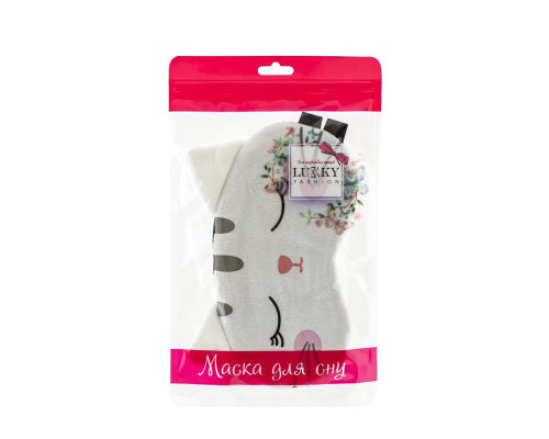 Дитяча маска для сну "Киця" T20879 розмір 24,6 x 14,6 см