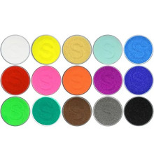 Набір кольорового піску для творчості SMC-15, 15 кольорів по 100 г