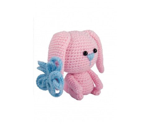 Детский набор для вязания крючком "Зайчик" (ВК-001) BK-001 от 8-ми лет