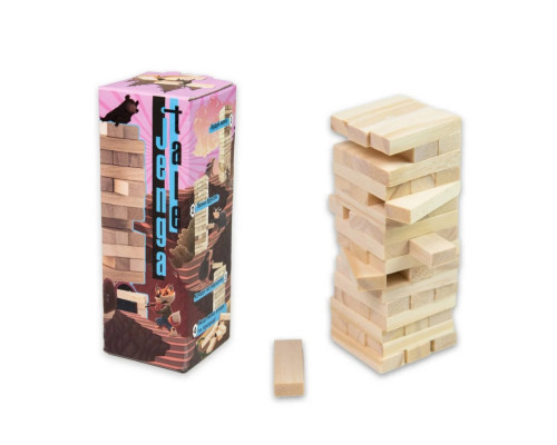 Настольная игра "Jenga Tale" 30966, 48 брусков, на украинском языке