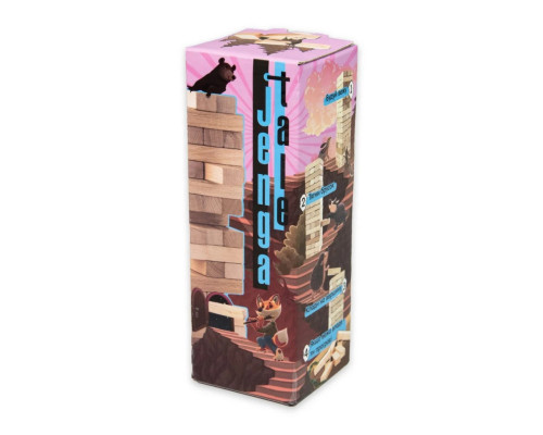 Настольная игра "Jenga Tale" 30966, 48 брусков, на украинском языке