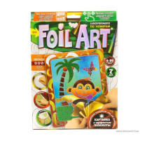 Набір креативної творчості "Аплікація" FAR-01-01…10 кольорова фольга Мавпа