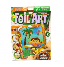 Набір креативної творчості "Аплікація" FAR-01-01…10 кольорова фольга Мавпа