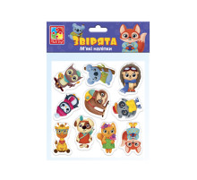 Набор мягких наклеек "Зверята" Vladi Toys VT4210-10 (укр)
