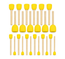 Набор спонжей для декорирования и рисования Sponge-24, 1,2 см, 1,5 см, 2,5 см, 3 см, 24 шт