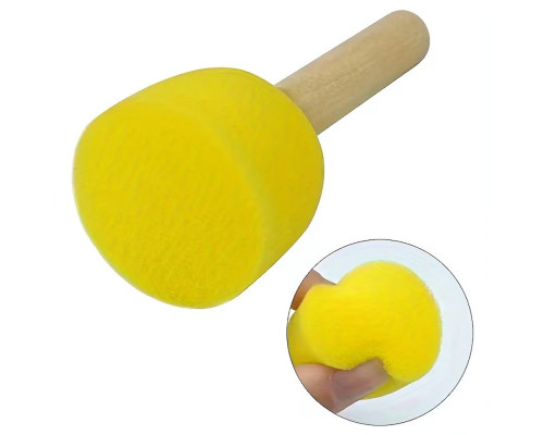 Набір спонжів для декорування та малювання Sponge-24, 1,2 см, 1,5 см, 2,5 см, 3 см, 24 шт
