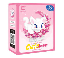 Детский конструктор Белый кот 8980 серии "Cute Moon", 484 детали