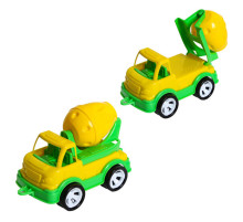 Детская бетономешалка "Mini Matik" 002/3BMS(Yellow) вращающийся барабан, 13,5 см