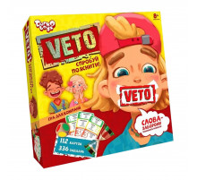 Детская настольная развлекательная игра "VETO" VETO-01-01U на укр. языке