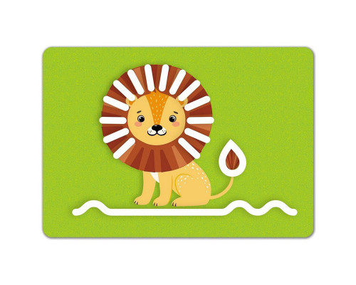 Детские развивающие карточки "Пиши-стирай Веселые животные" 1781004