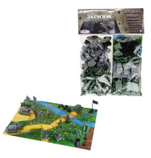 Дитячий набір солдатиків "Захисник" №3 1-044, 54 солдатика