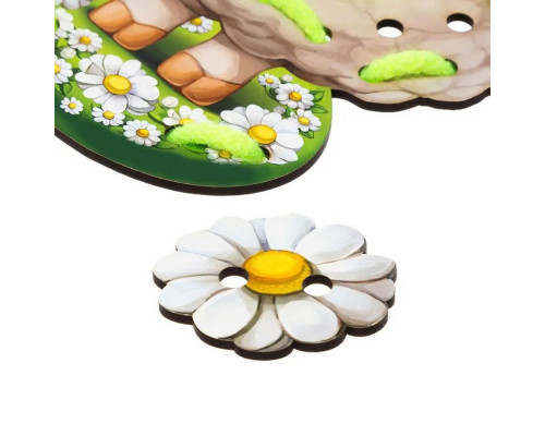 Деревянная шнуровка "Овечка" Ubumblebees (ПСД131) PSD131