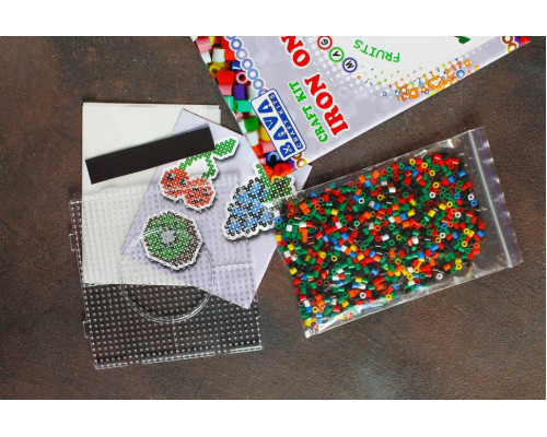 Магніти з термомозаїки "Фрукти" (TM-010) набір для творчості