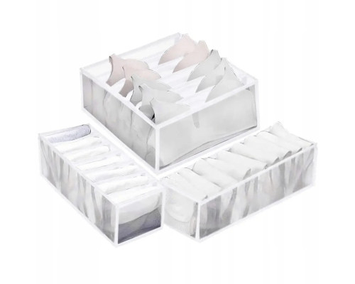 Набор органайзеров для хранения белья Springos HA3114 белый