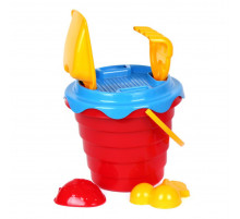 Іграшка "Набір пісочний А" ТехноК 0489TXK 2 пасочки Червоний