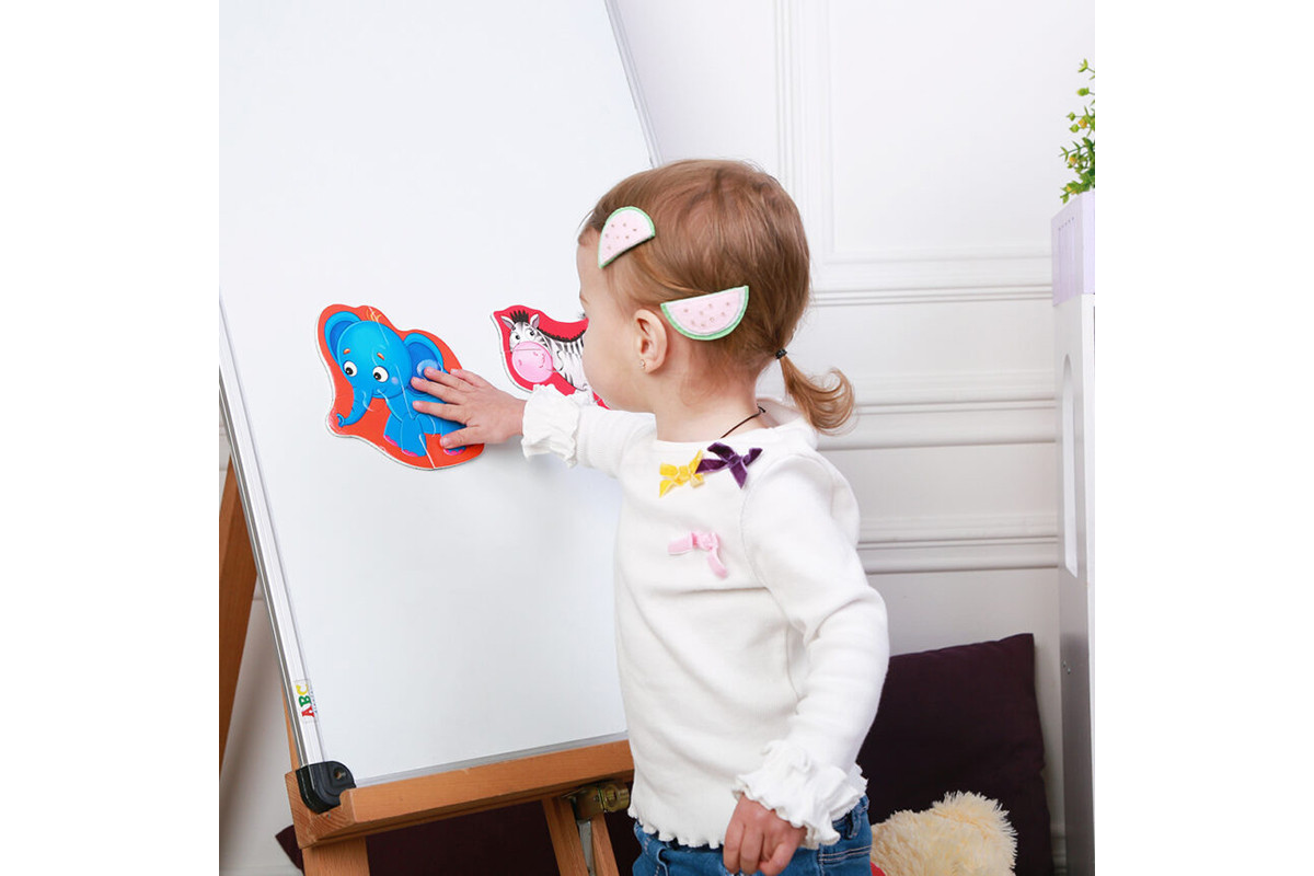 Магнітні бебі пазли "Зебра та слоненя" Vladi toys VT3208-12 Магнітні бебі пазли "Зебра та слоненя" Vladi toys VT3208-12