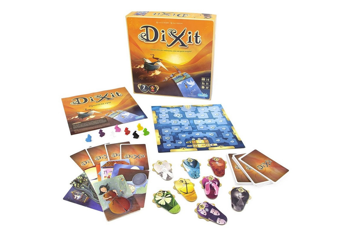 Настільна гра "Dixit" Ігромаг 6665D QRкод з українськими правилами Настільна гра "Dixit" Ігромаг 6665D QRкод з українськими правилами