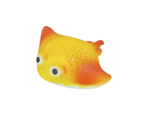 Детская игрушка-антистресс "Скат" MS 3827(Yellow) с мукой, 11 см
