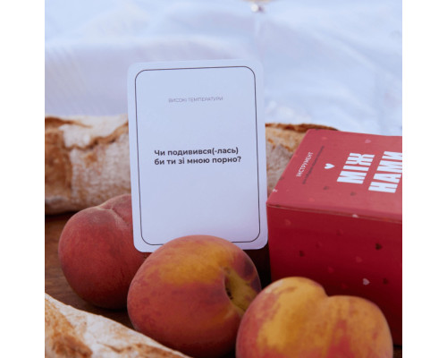 Игра настольная Между нами Про любовь MemoGames 0006MG для пар